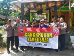 Polres Blitar Ciptakan Harkamtibmas yang Kondusif dengan Cangkrukan Kamtibmas Polres Blitar Ciptakan Harkamtibmas yang Kondusif dengan Cangkrukan Kamtibmas