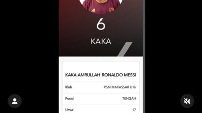 Kaka Ronaldo Messi PSM Makassar