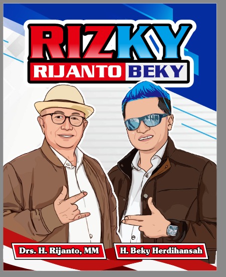 Sumber Internal PDIP: Fix Rekom Rizky, Rijanto-Beky Turun Gelombang ke-3 Pasangan Rizky, Rijanto-Beky