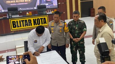 Mou keamanan manajemen Arema FC dan Polres Blitar kota