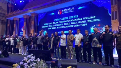 peresmian rumah data pemilu jawa timur