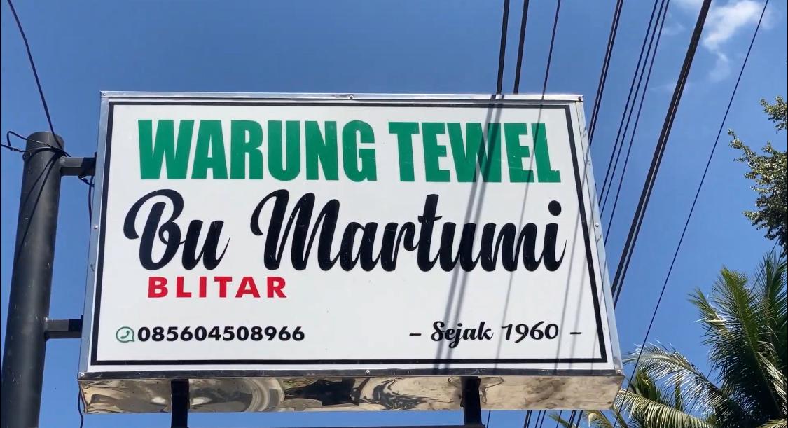 Martumi, Kuliner Blendi Tewel Pedas Manis, Sentuhan Masakan Tradisonal Warung Martumi