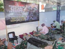 Kegiatan Bakti Kesehatan Kodim 0808/Blitar: Donor Darah Peringati HUT TNI ke-79 Kegiatan Bakti Kesehatan Kodim 0808/Blitar: Donor Darah Peringati HUT TNI ke-79