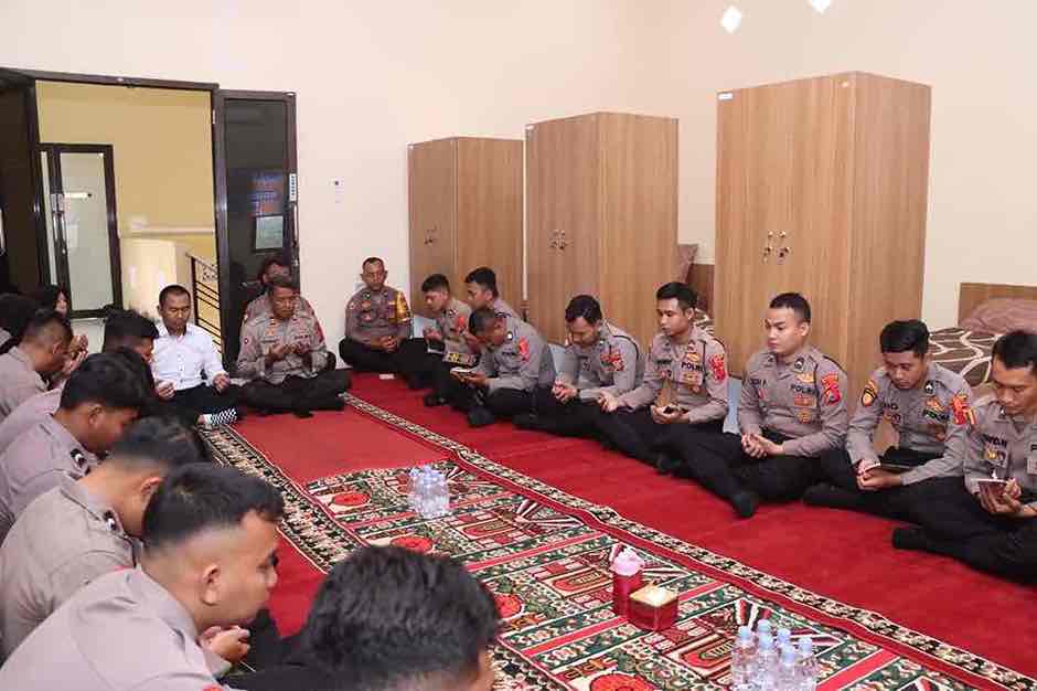 Doa Bersama Peresmian Barak Dalmas Polres Blitar