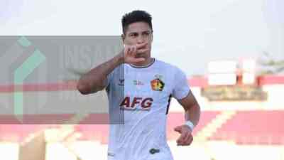 Fergonzi Pemain Persik Kediri Mencetak Gol Pertama bagi Persik Kediri Melawan Barito Putera (istimewa)