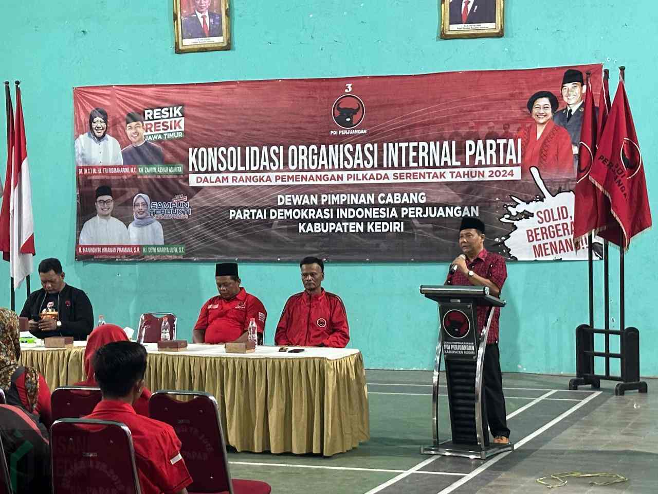 Konsolidasi PAC, DPC PDIP Kabupaten Kediri Solid Menangkan Pilbup Kediri dan Pilgub Jatim Konsolidasi PAC DPC PDI P Kabupaten Kediri Solid Menangkan Pilbup Kediri dan Pilgub Jatim