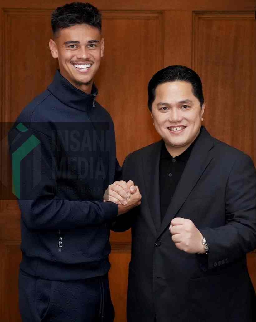 Kalau Cepat Sumpah WNI, Mees Hilgers dan Eliano Reinjnders dapat Bermain Melawan China dan Bhahrain 10 dan 15 Oktober Mees Hilgers dan Erick Thohir PSSI