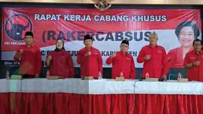 Rakercabsus PDIP Kabupaten Blitar Persiapan Pilkada 2024