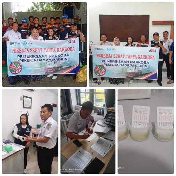 BNN Periksa Urine Pegawai PT KAI