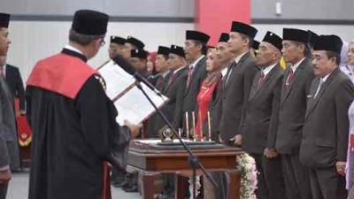 Pelantikan Pimpinan DPRD Kabupaten Blitar