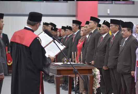 Pelantikan Pimpinan DPRD Kabupaten Blitar