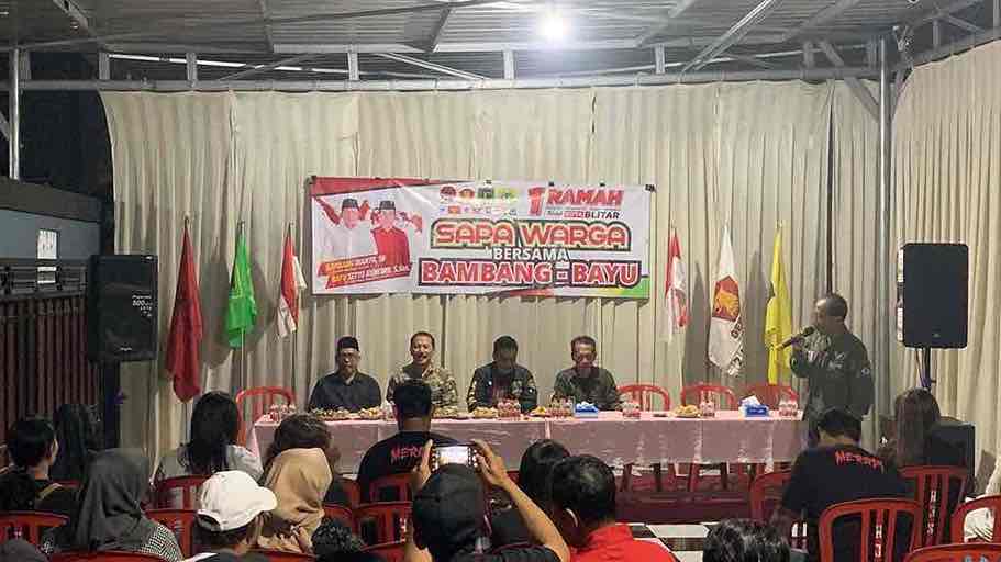Bambang Bayu Serap Aspirasi dari Bawah, Lebih Dekat dengan Rakyat, Kemenangan Bersama Rakyat Bayu Setyo Kuncoro Calon Wakil Walikota Blitar saat Sapa Warga