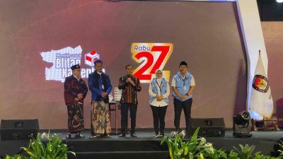 KPU Kabupaten Blitar Menghentikan Debat Publik Kedua Pilkada Kabupaten Blitar