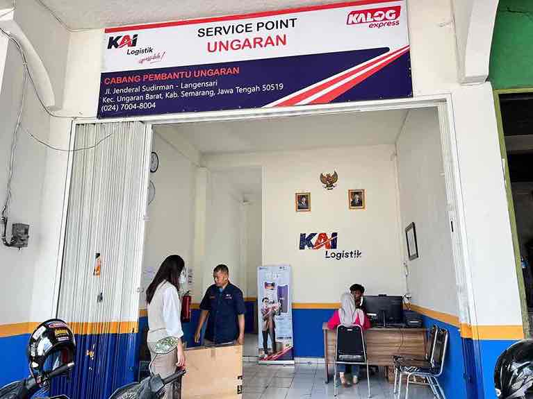 Dukung Pariwisata, KAI Logistik Operasikan Service Point KALOG Express di Ungaran Kereta Api Indonenesia (KAI) Logistik