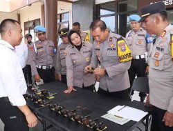 Cegah Pelanggaran Anggota, Wakapolres Blitar Sidak Pemegang Senpi Dinas Cegah Pelanggaran Anggota, Wakapolres Blitar Sidak Pemegang Senpi Dinas