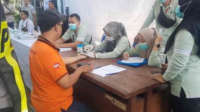 Jelang Natal dan Tahun Baru, Sopir Bus Jalani Tes Urine, Ini Hasilnya