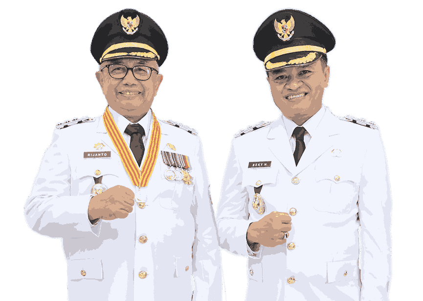 Rijanto-Beky Tegas Tidak Ada Jual Beli Jabatan, Takut KPK Bupati Blitar, Drs H Rijanto, MM dan Wakil Bupati Blitar, H Beky Herdiansah