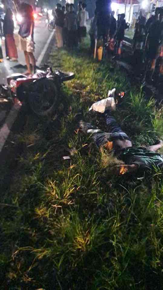 Laka Lantas, Pemotor di Blitar Tewas Meledak, Diduga Bawa Bubuk Mercon Jenazah Korban Kecelakaan yang Meledak di Jalan Jalan Raya Talun, Kabupaten Blitar