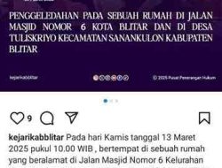 HMI Cabang Blitar Minta Kejari Kabupaten Blitar tidak Tutup-tutupi Penyidikan Korupsi DAM Kali Bentak, Ingatkan Kasus Gayus Tambuhan HMI Cabang Blitar Minta Kejari Kabupaten Blitar tidak Tutup-tutupi Penyidikan Korupsi DAM Kali Bentak, Ingatkan Kasus Gayus Tambuhan