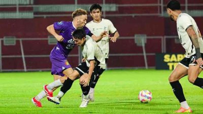 Persik Kediri Ditahan Imbang Tim Tamu PSM Makasar di Stadion Supriyadi Kota Blitar