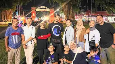 Enno Lerian Mantan Artis Cilik Mudik ke Blitar, Nikmati Sayur Terong