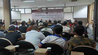 Hearing KONI Kabupaten Blitar dengan DPRD Kabupaten Blitar