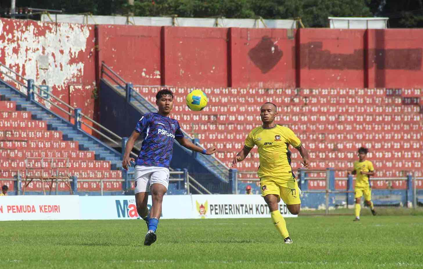 Tak Terkalahkan, Inter Kediri juga Tak Lolos Fase 32 Besar Putaran Nasional Liga 4 Inter Kediri saat Menghadapi Batavia FC di Stadion Brawijaya Kediri