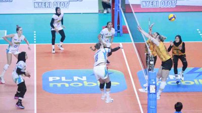 Jakarta Popsivo Polwan Menang atas Jakarta Electric PLN