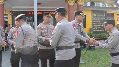 Penuh Kehangatan, Momen Idul Fitri Satukan Keluarga Besar Polres Blitar Kota Kapolres Blitar Kota AKBP Titus Yudho Uly Bersama Jajaran Polres Blitar Kota