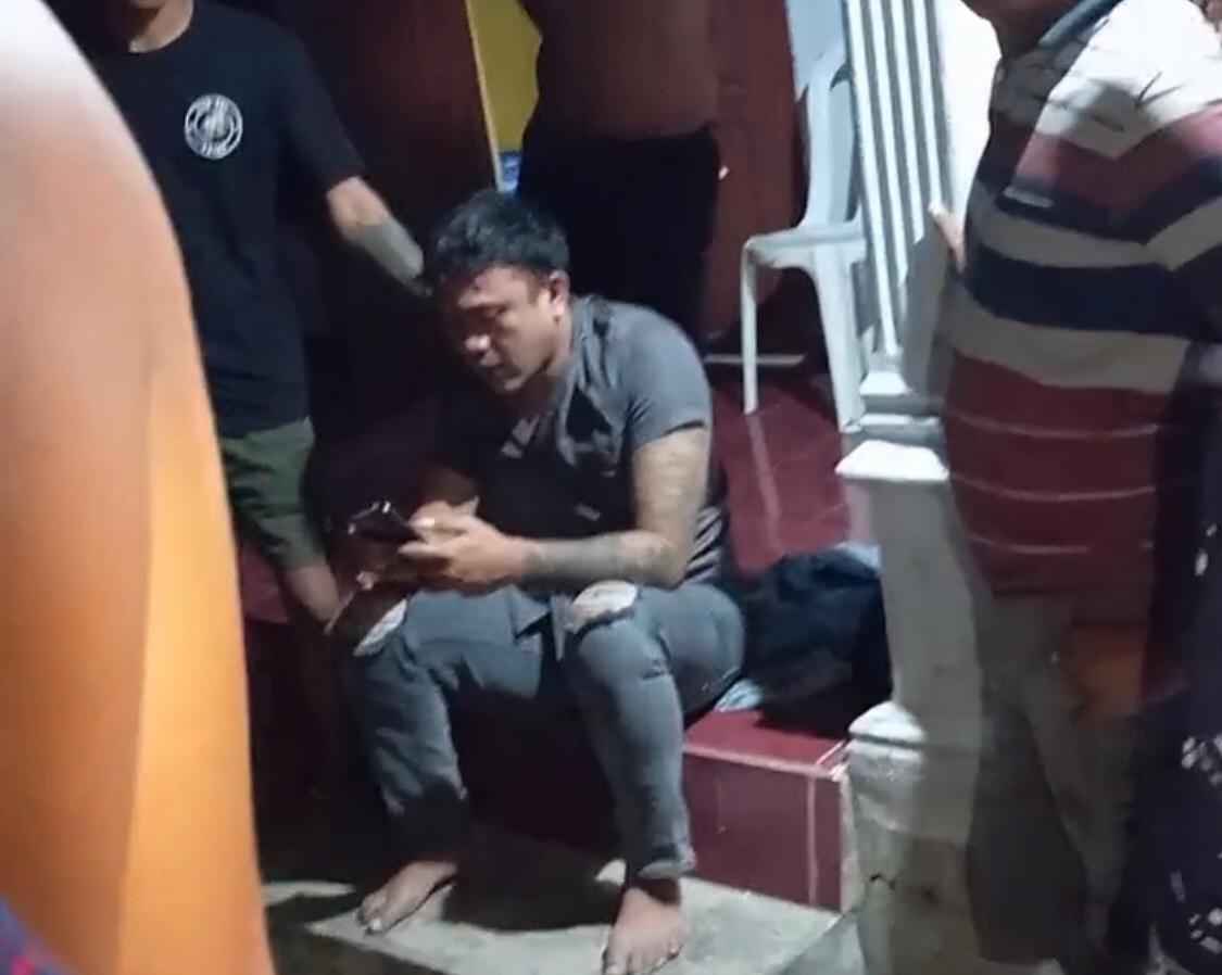 Maling Motor Digebuki Warga Ponggok Hingga Bonyok