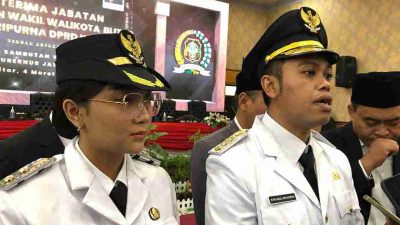 Walikota Blitar Syauqul Muhibbin dan Wakil Walikota Blitar Elim Tyu Samba