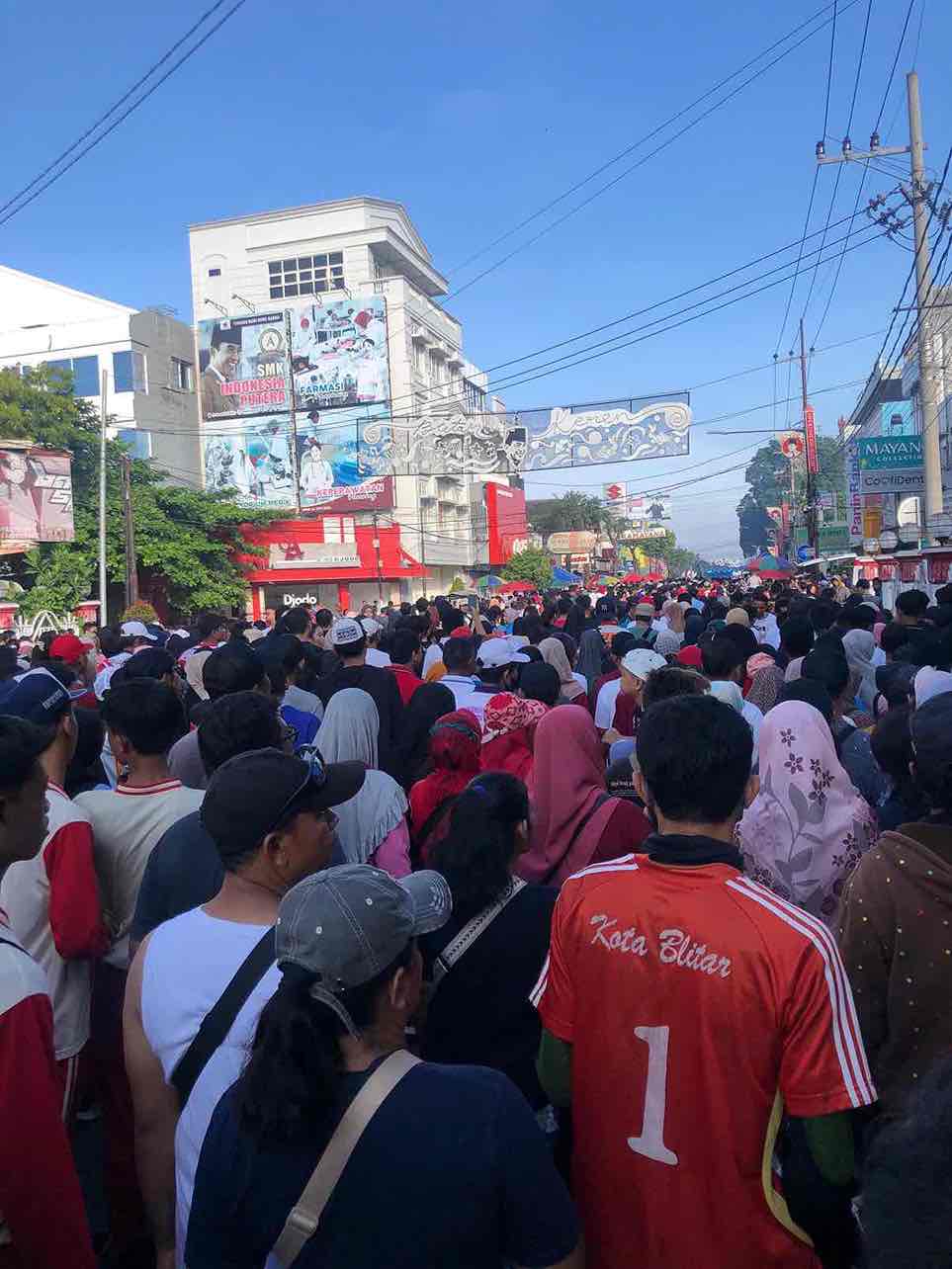 Warga Serbu Car Free Day Kota Blitar, Berolahraga dan Pameran UMKM Car Free Day Kota Blitar