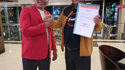 Ketua Depidar Soksi XII Jatim Adi Wibowo kepada Ali Mufti untuk Memimpin DPD Jatim Partai Golkar