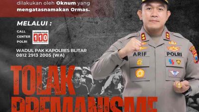 Polres Blitar Bentuk TIM Satgas Anti Premanisme