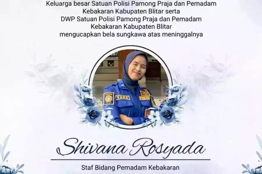 Damkar Kabupaten Blitar Berduka, Stafnya Korban Tabrak Lari Ucapan Duka