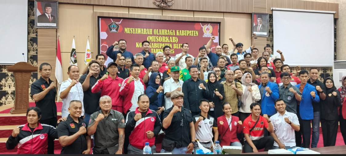 Pimpin KONI Blitar 2025-2029, Wabup Beky Fokus Genjot Prestasi Atlet Wabup Blitar Beky Herdiansah Terpilih Sebagai Ketua KONI Kabupaten Blitar 2025 2029