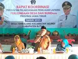 Desa Tembalang Wakili Kabupaten Blitar di Lomba Desa Jatim, Begini Pesan Bupati Rijanto Desa Tembalang Wakili Kabupaten Blitar di Lomba Desa Jatim, Begini Pesan Bupati Rijanto
