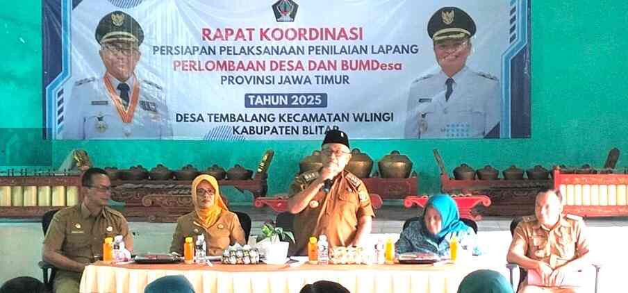 Desa Tembalang Juara 1 Lomba Desa Kelurahan dan BUMDes, Bersiap Ikuti Lomba Tingkat Nasional Bupati Blitar Drs H Rijanto MM