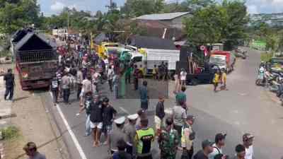 Bawa Miras, 10 Orang Demontrans ODOL Dibekuk Polisi Demontran ODOL di Kabupaten Blitar