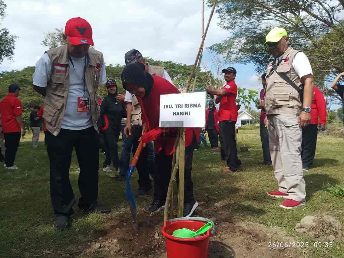 Penghijauan, PDI Perjuangan Tanam 250 Pohon di Blitar PDI Perjuangan Menanam 250 Pohon di Blitar Peringati Haul Bung Karno