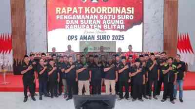 Rapat Koordinasi Persiapan Suro Agung Pengesahan Warga PSHT di Kabupaten Blitar