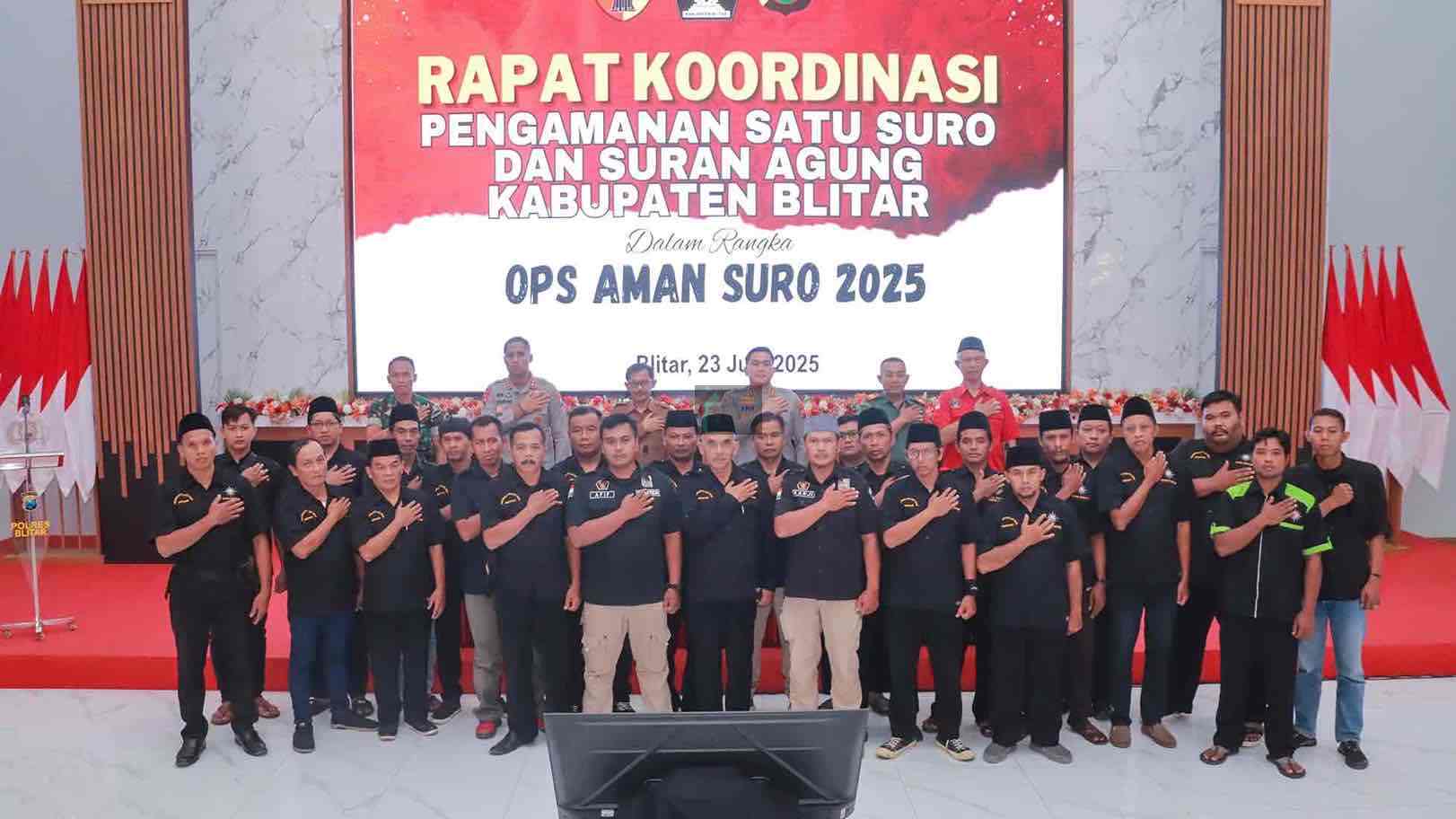 Polres Blitar Ingin Malam Satu Suro Agung 2025 Aman Rapat Koordinasi Persiapan Suro Agung Pengesahan Warga PSHT di Kabupaten Blitar