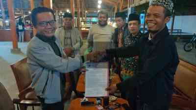 Serah Terima Jabatan Korpres MD KAHMI Kabupaten Blitar dari Kanda Zaenal Mustofa ke Kanda Ahmad Eko Basuki Aka