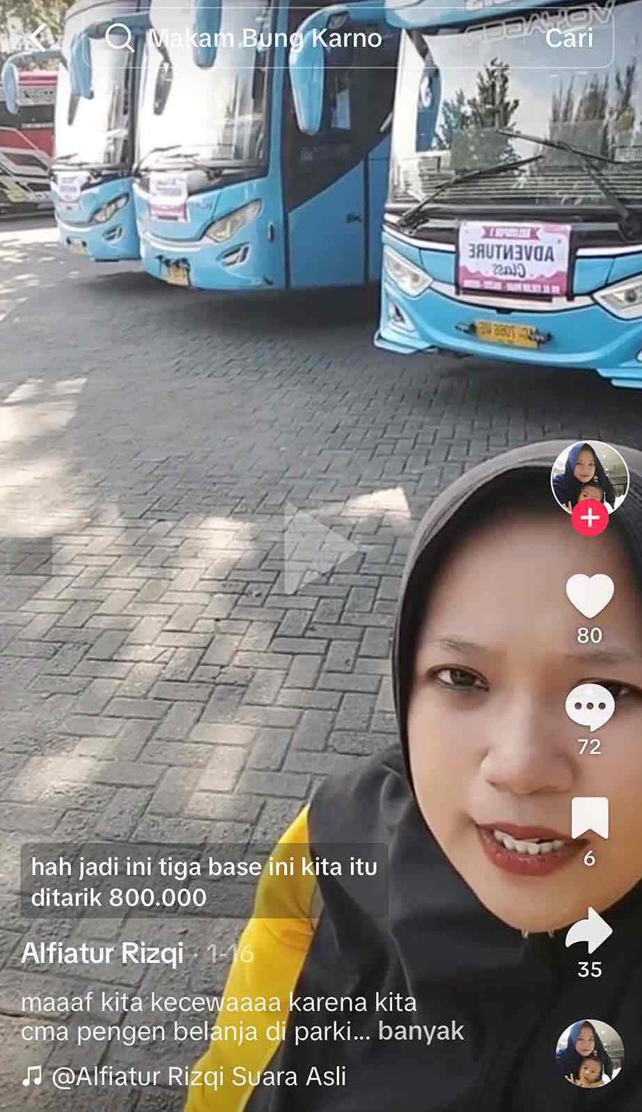 Pengunjuk PIPP Protes Biaya Parkir Lebih Rp 800 Ribu untuk 3 Bus, Tukang Becak Sebut Video Hoax Video Viral Prores Biaya Parkir PIPP Kota Blitar