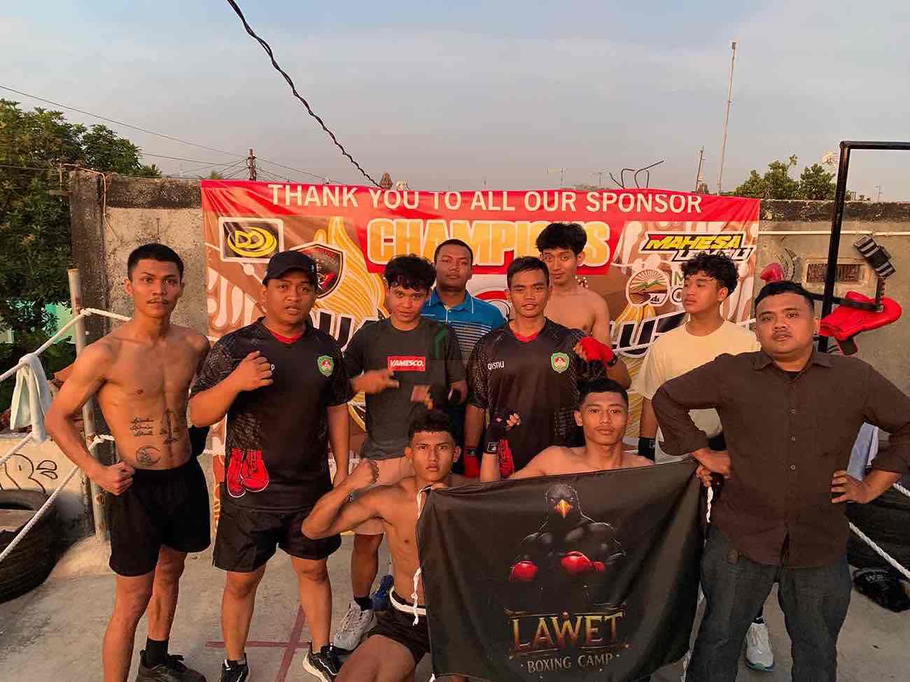 Seorang Bapak di Kebumen Ubah Loteng Rumah Jadi Boxing Camp jadikan Atlet Profesional Para Atlet Pemuda Lawet Boxing Camp, Kebumen