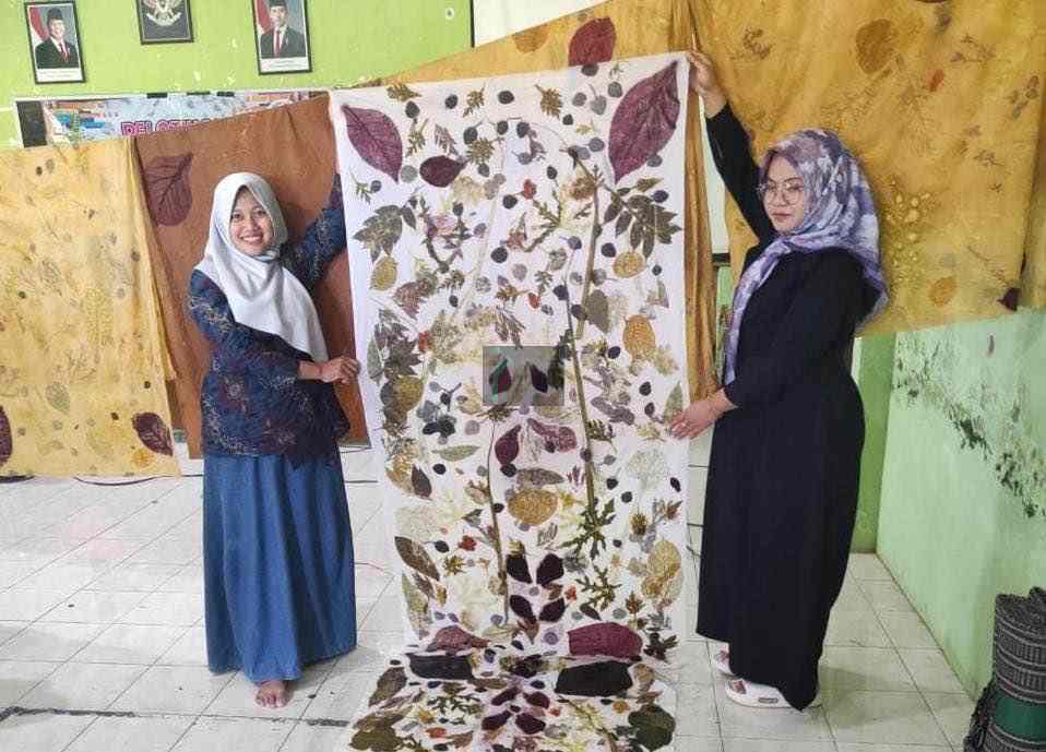 Pemdes Temanggal Gelar Pelatihan Eco Printing untuk PKK dan Pelaku UMKM ECo Printing Kebumen