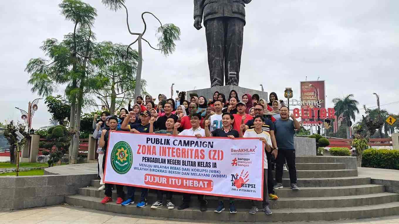 PN Kelas 1A Blitar Kampanye Zona Integritas