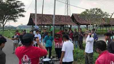 Petani Melenial di Kota Blitar Ikut Pelatihan Pertanian dengan Pemanfaatan Tekonologi seperti Drone