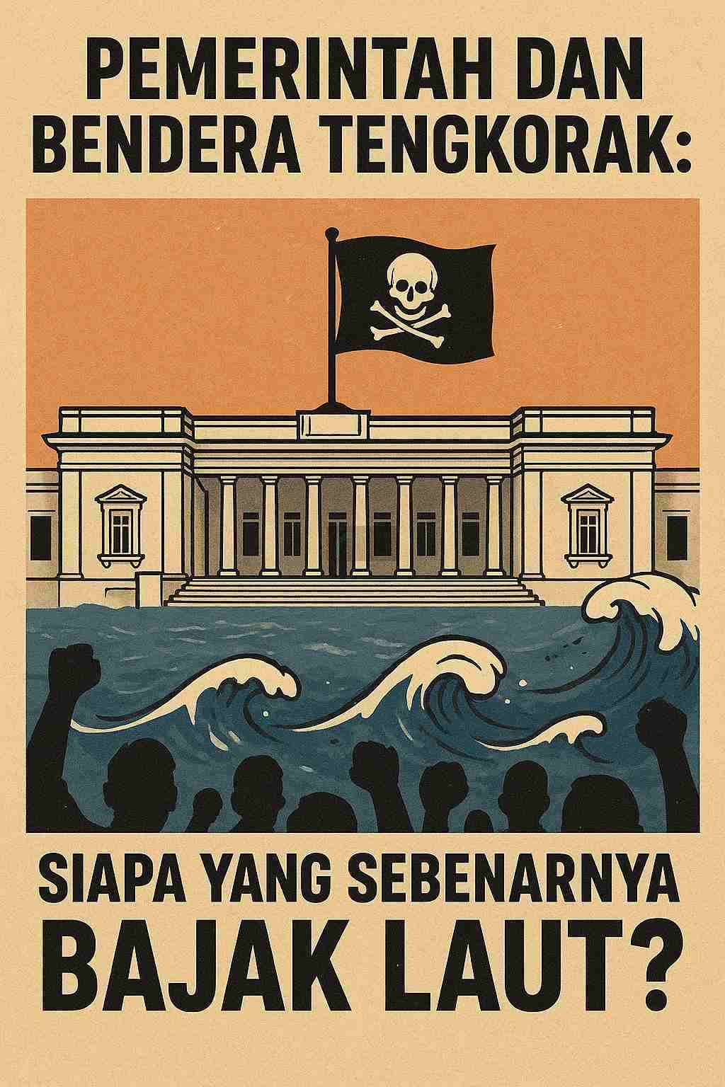 Pemerintah dan Bendera Tengkorak: Siapa yang Sebenarnya Bajak Laut ? Bendera One Piece 1