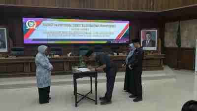 DPRD Sepakati Rancangan KUA dan PPAS Kabupaten Purworejo TA 2026 dalam Rapat Paripurna di Ruang Sidang Paripurna DPRD Kabupaten Purworejo